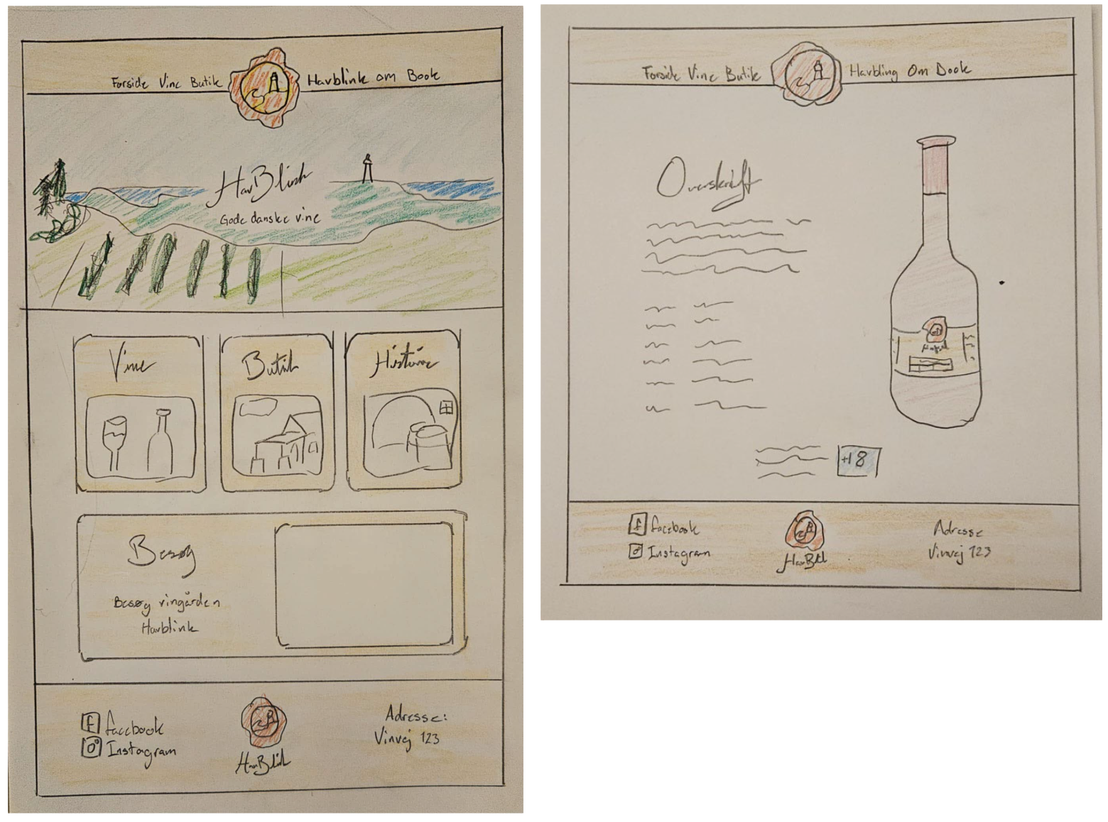 Design og mockups